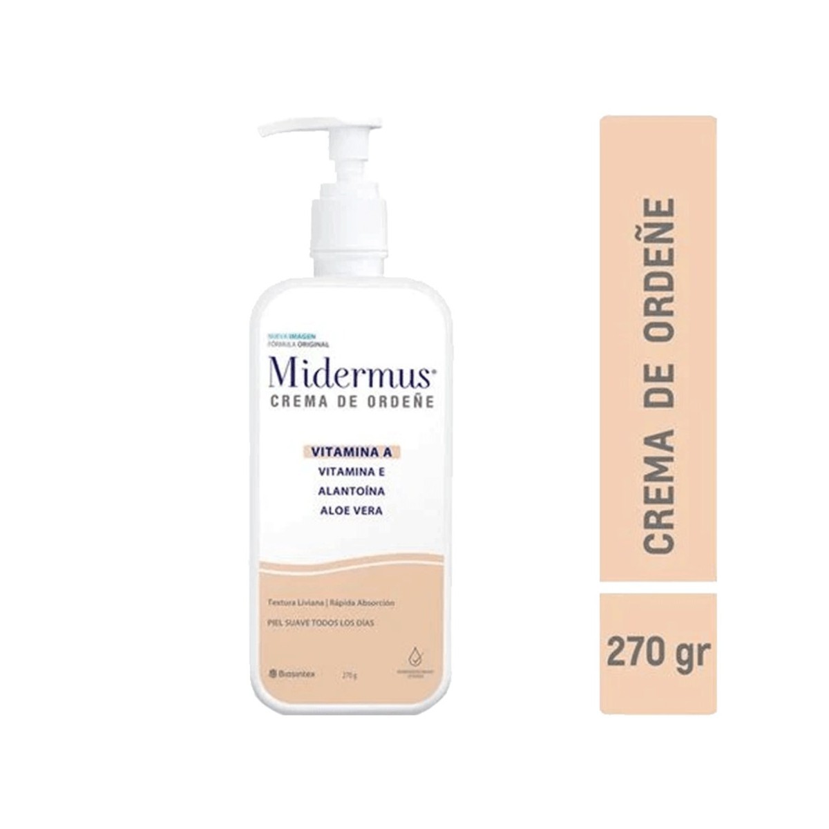 MIDERMUS CREMA ORDEÑEX270G + CREMA DE ORDEÑE 70 GR DE REGALO