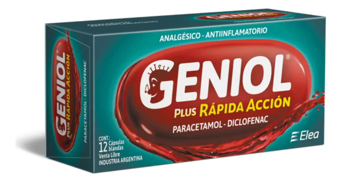 GENIOL PLUS X 12 CAPS 2x1