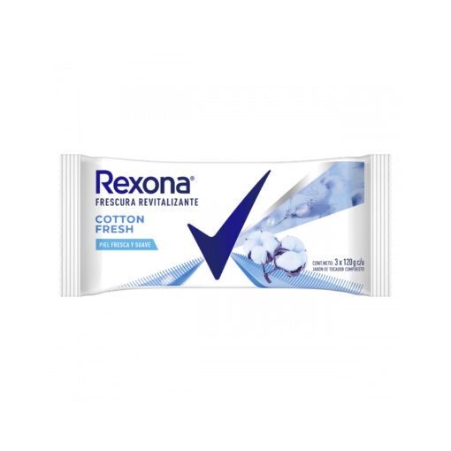 REXONA JABÓN COTTON 3 X 120G