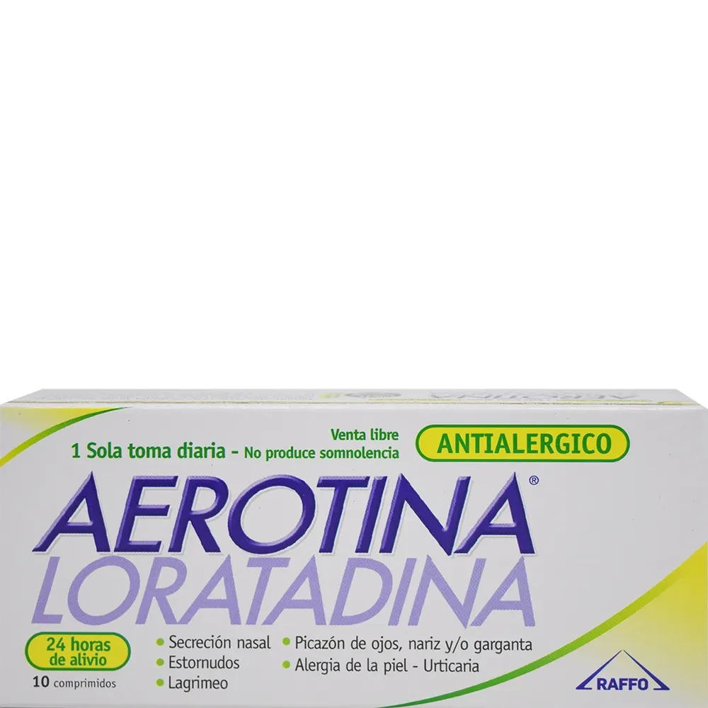AEROTINA X 10 COMPRIMIDOS