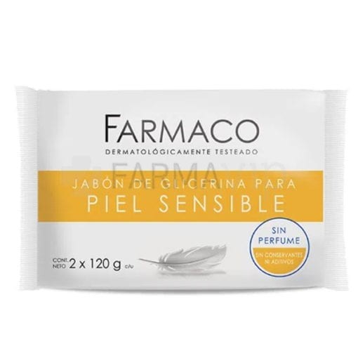 FARMACO JABÓN PIEL SENSIBLE 2 x 120 g
