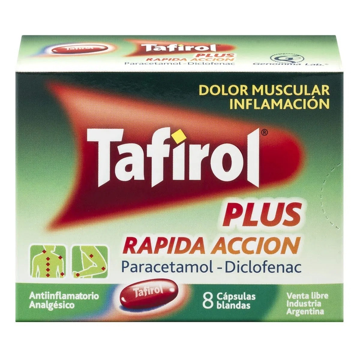 TAFIROL PLUS X 8 CÁPSULAS